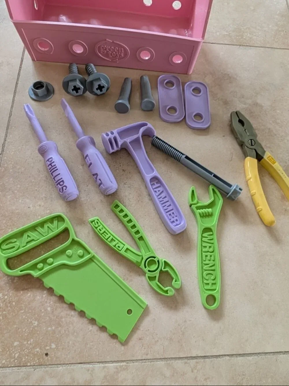 Green Toys Pink Tool Set